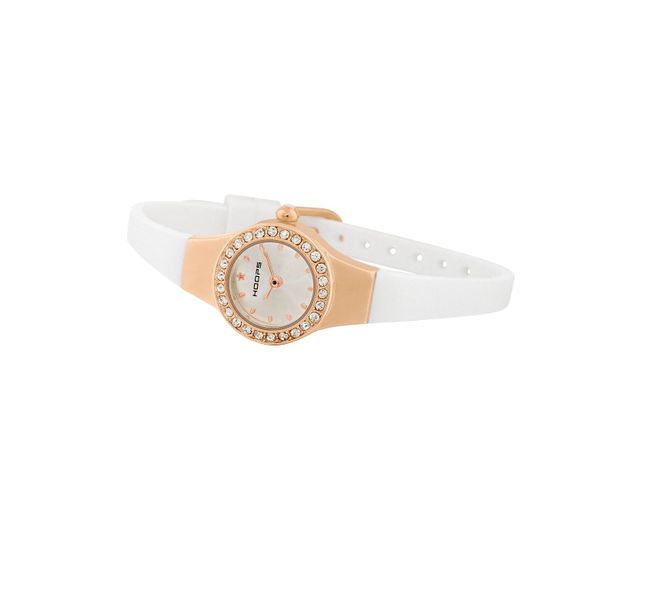 Hoops Nouvea Tres Jolie Diamonds Analogue Watch with Silicone Strap