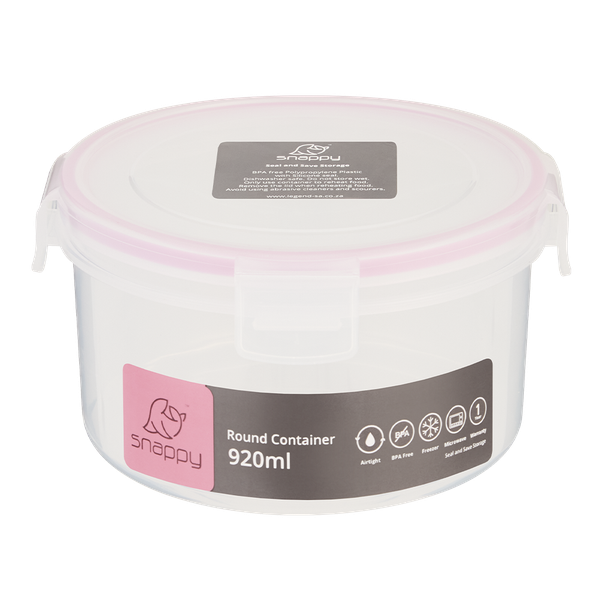 Snappy - Round Food Storage Container - 920ml