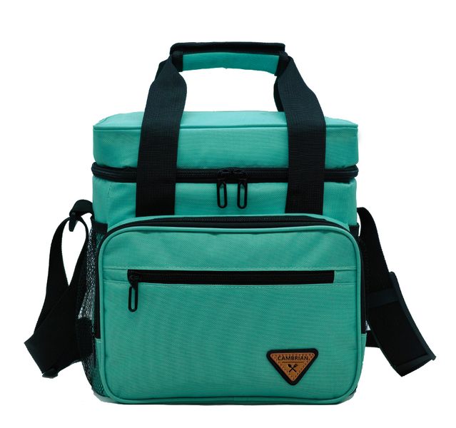 Pract Pack - Waterproof Insulated Picnic Lunch Cooler Bag - Light Blue