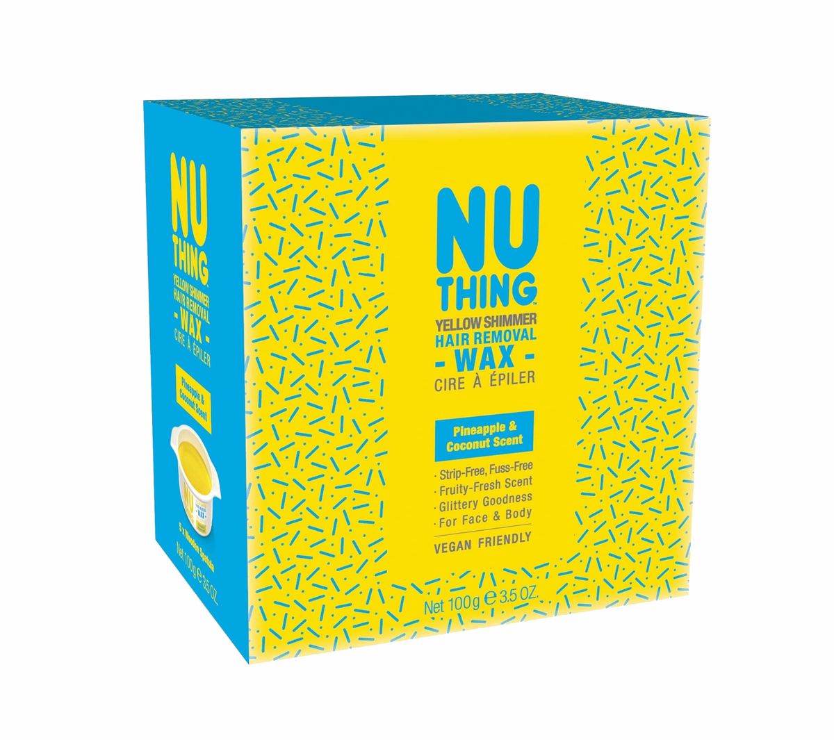 Nuthing Hair Removal Wax Yellow Shimmer 100g Shop Today. Get it