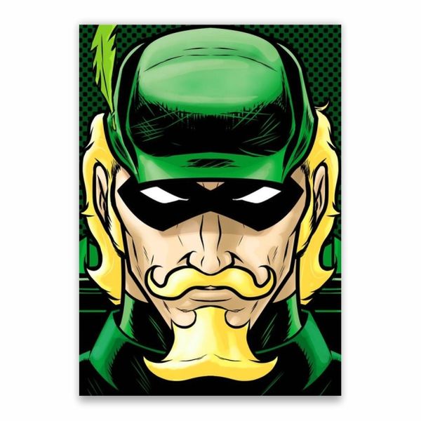 Green Arrow Portrait Poster - A1