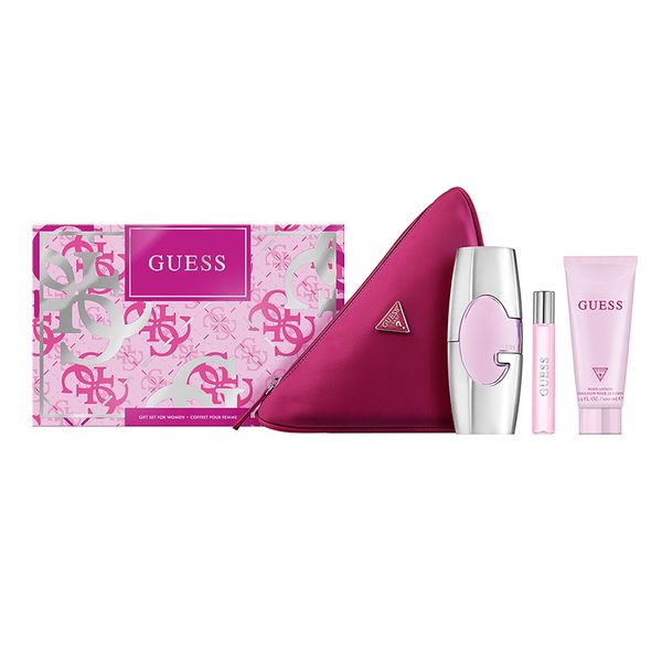 Guess Woman Set 75ml Edp+15ml Travel Spray+100ml BodyLotion+Pouch