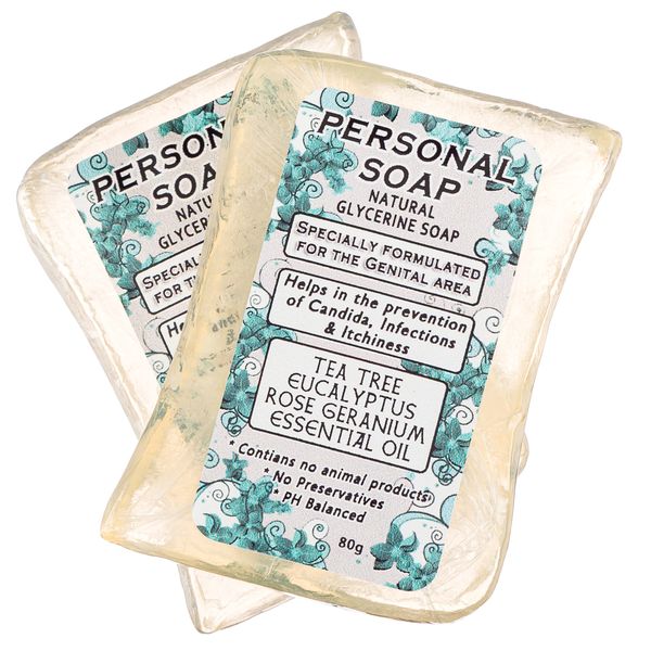 Personal Soap - Natural Glycerine Soap To Improve Skin Health - 80g x 2