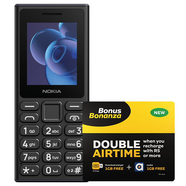 Nokia 105 VOX Feature Phone + MTN SIMKit