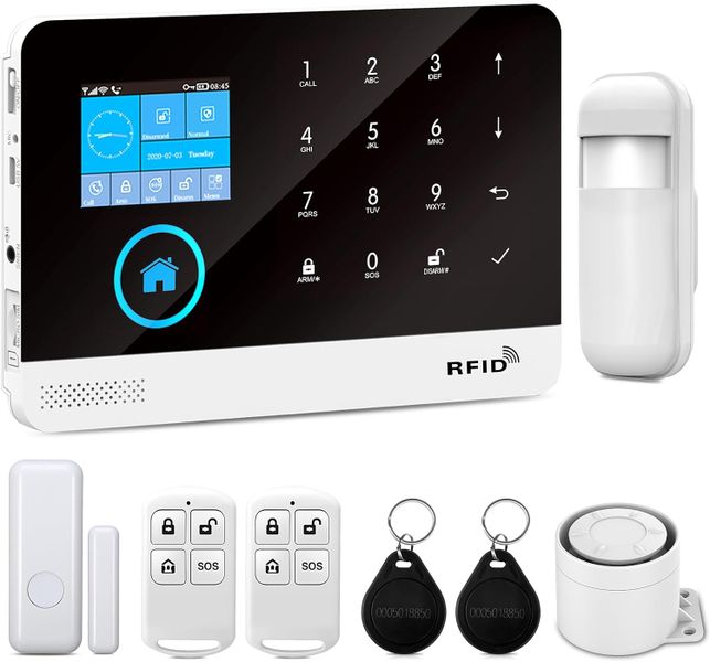 Wireless Home Alarm System, WiFi Alarm System for Home Security