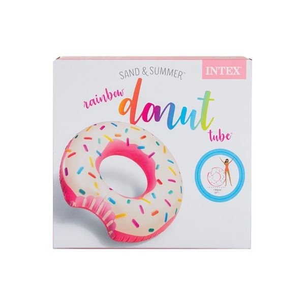 Bulk Pack x 1 Intex Tube 107x99cm Pink Donut