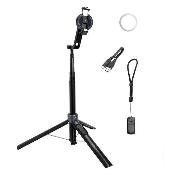 K&amp;F Selfie Stick Tripod with Magnetic Quick-Mount any Phone | KF15.0015