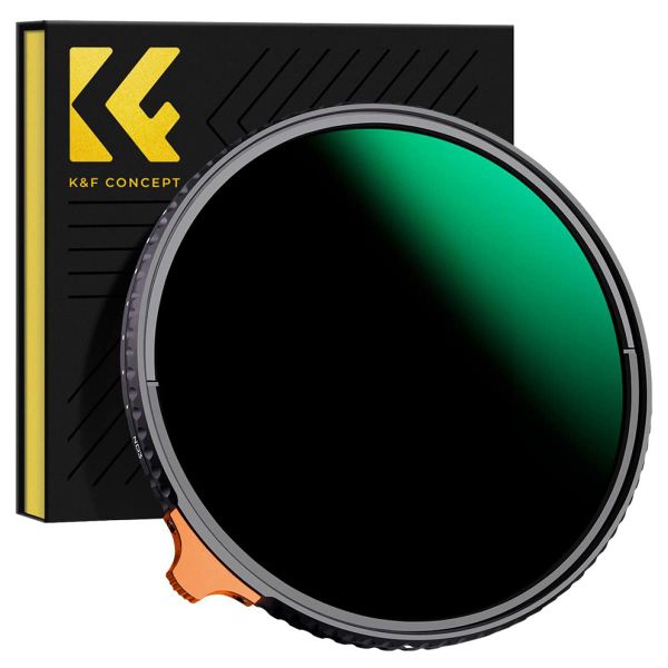 K&amp;F 55mm ND3-1000 (VND) Variable ND Filter 1.5-10 Stops Nano-X | KF01.2006
