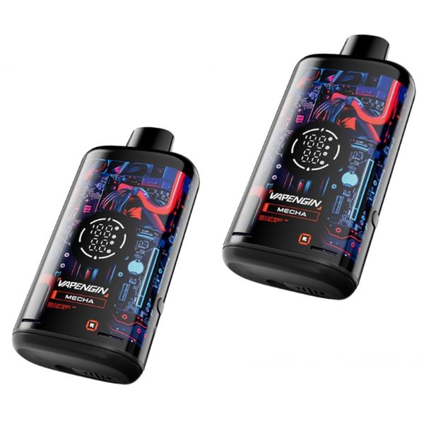 Vapengin Mecha 50000 Puffs Vapes - Watermelon &amp; Strawberry Kiwi (Pack of 2)