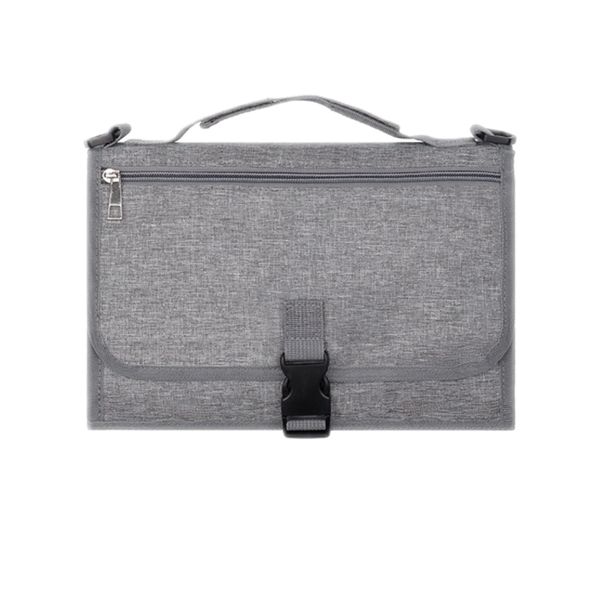 Portable waterproof baby diaper pad storage bag - with smart wet wipes bag