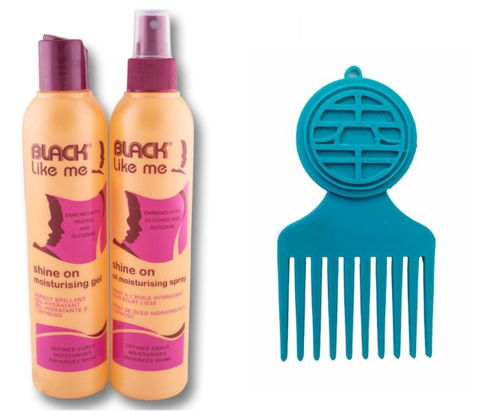 BLM Twin Pack Moisturising Gel + Hubbe Afro Comb