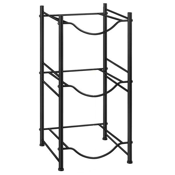 Decor Storage Heavy Duty Water Bottle Jug Stand 75cm- 3 Tier - 6 slots