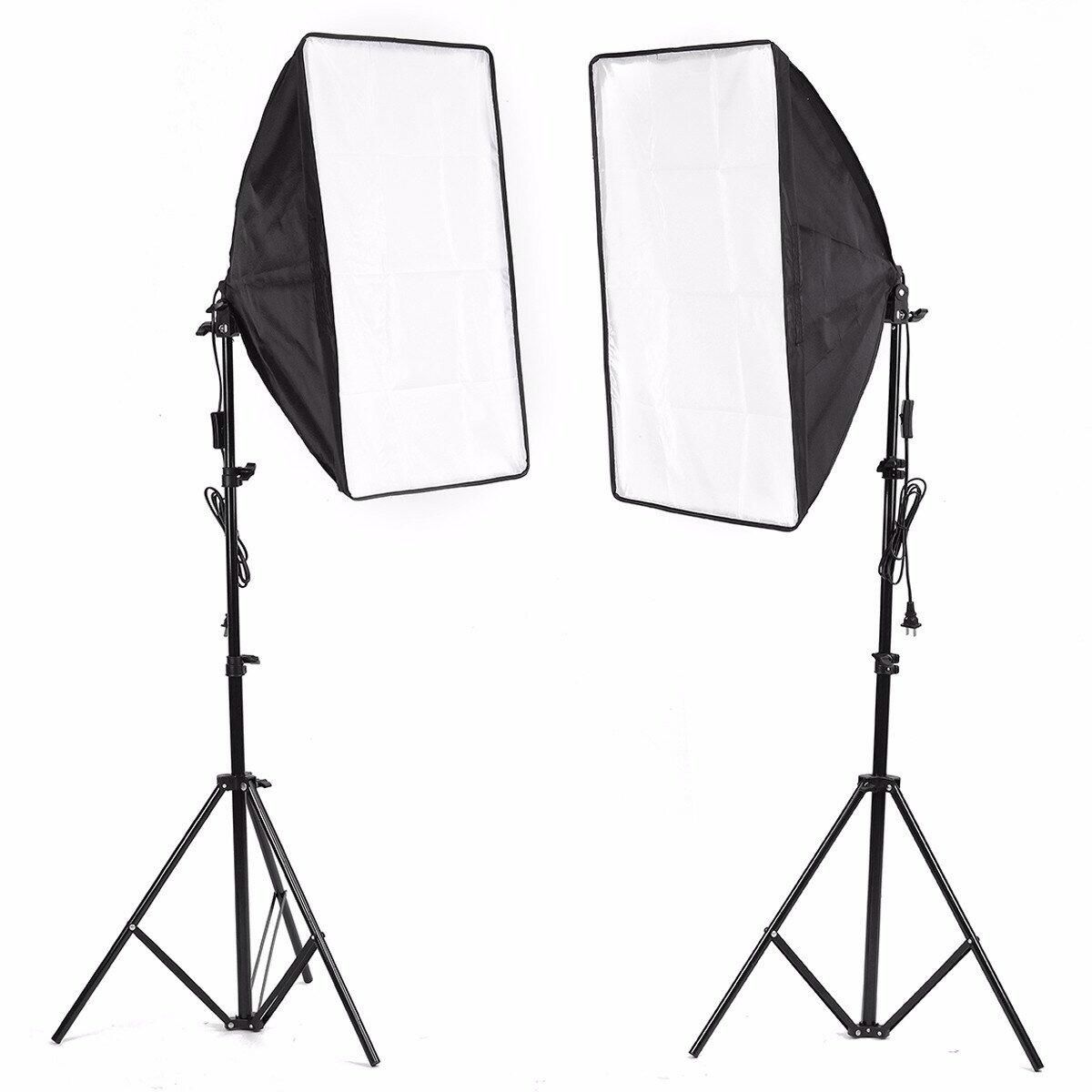 Softbox Photography Studio Lighting Kit – 50x70cm – Black | Buy Online in  South Africa 