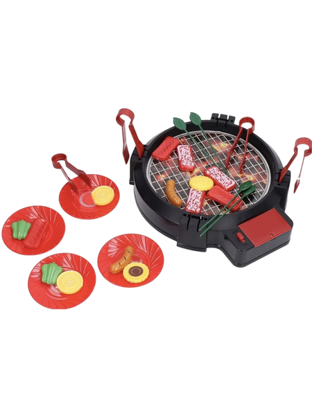 Kids Toy Play Braai/BBQ set &amp; Toy Food &amp; Accessories (Battery Operated)