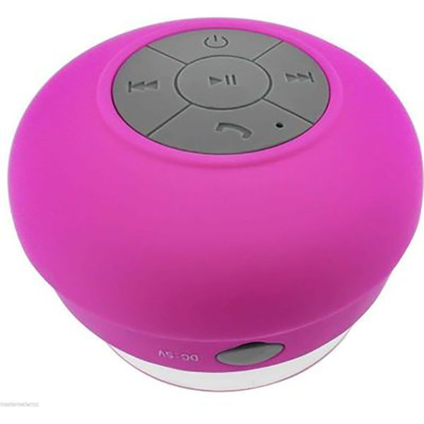 Bluetooth Water resistant Shower Speaker - Pink