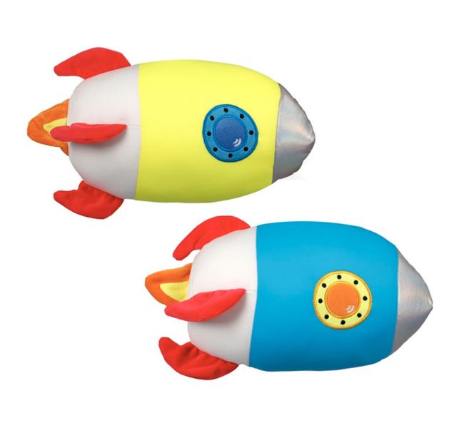 Rocket Plushy With Foam Beads - 2 Pack