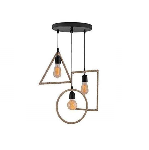 Nu Home - Hemp Cluster Shapes Chandelier