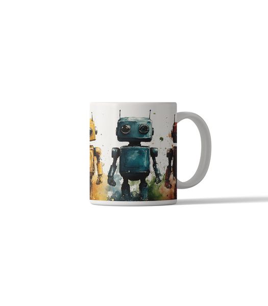 Retro Robot DSG 9 Printed Coffee Mug