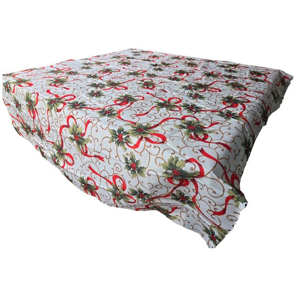 100% Polyester Christmas Table Cloth 150cm x 220cm