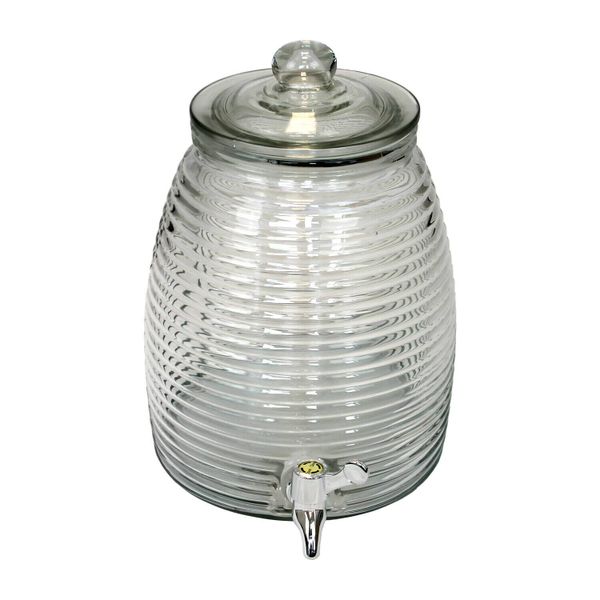 Mini Beehive Glass Beverage Dispenser