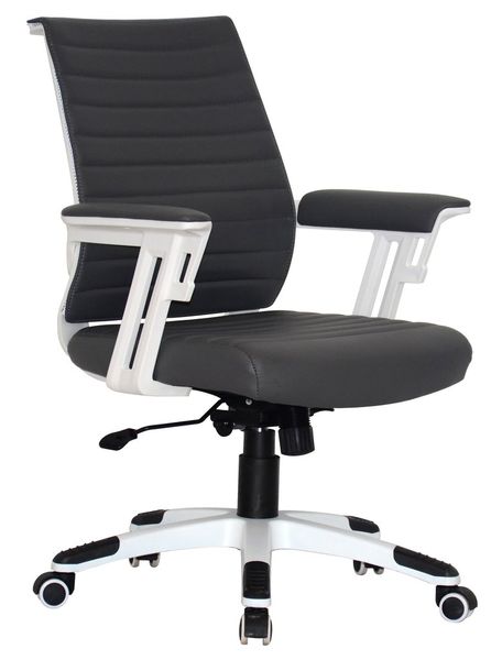 New York Executive Dark Grey Medium Back Office Chair