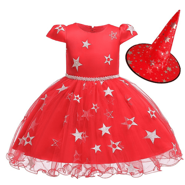 Red Witch Dress and Hat