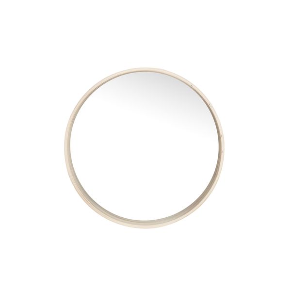Paramount Mirrors and Prints - Round Stretched 600 - White Washed