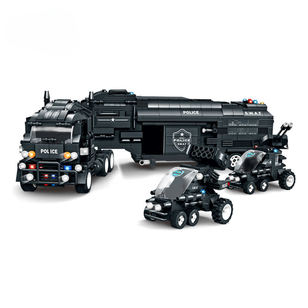WOMA SWAT Command Truck with Tactical Vehicles|1410pcs|C0552A