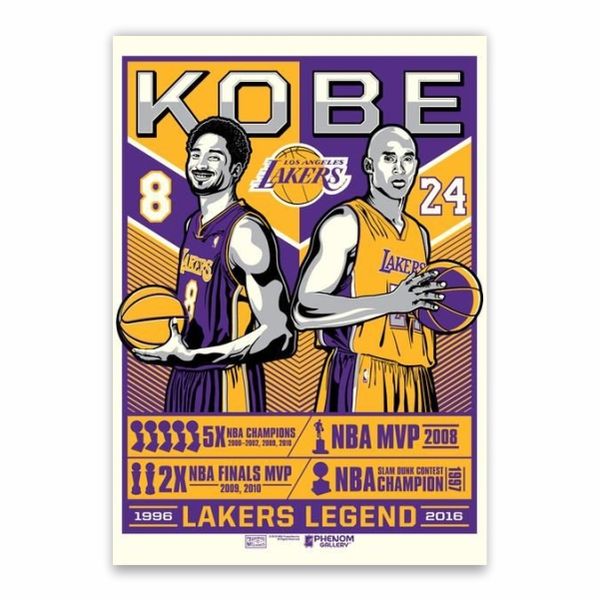 Kobe Lakers Legend Poster - A1