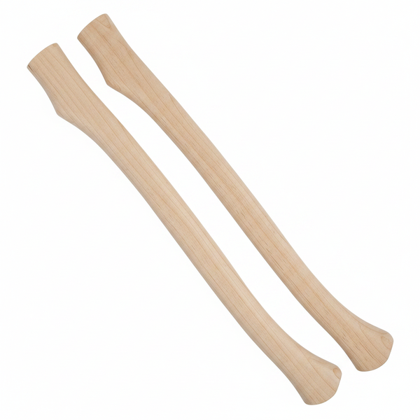 Durable Hardwood Axe Handle 400mm - 1.1kg for Woodcutting - 2 Pack