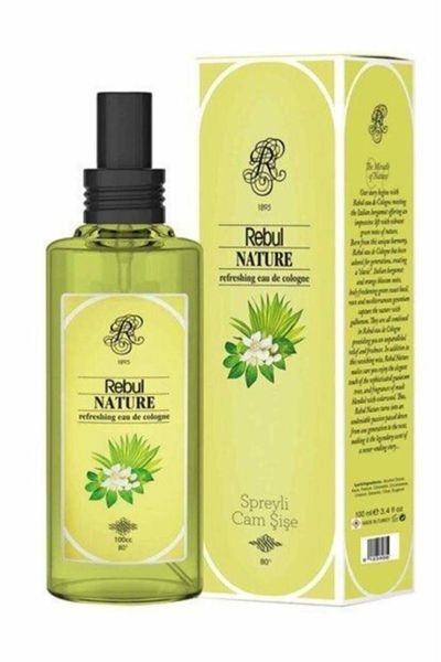 Rebul Nature Eau de Cologne Spray Glass Bottle - 100ml