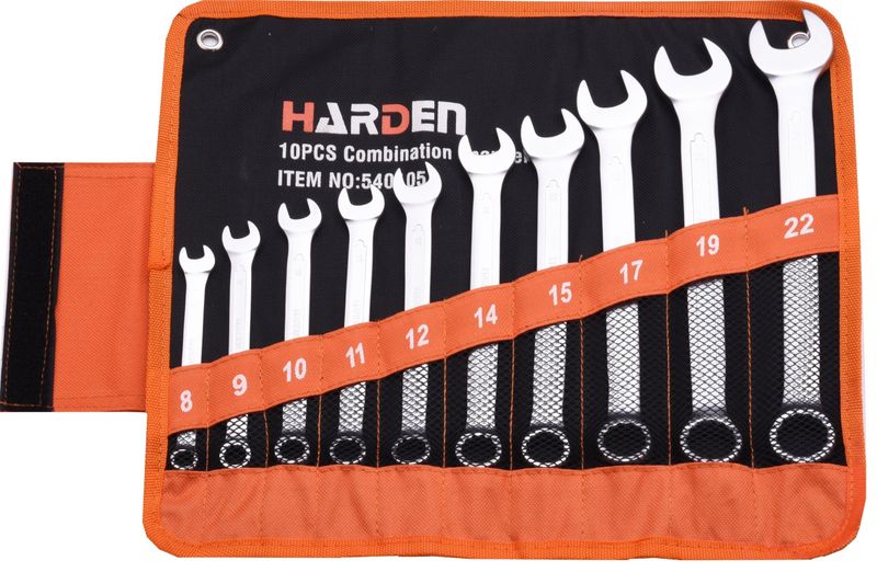 HARDEN 10 Piece Combination Spanner Set