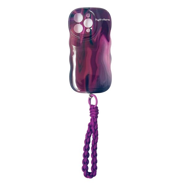 Cellphone Cover With Wristband Strap - TPU Material For Iphone 15 Series