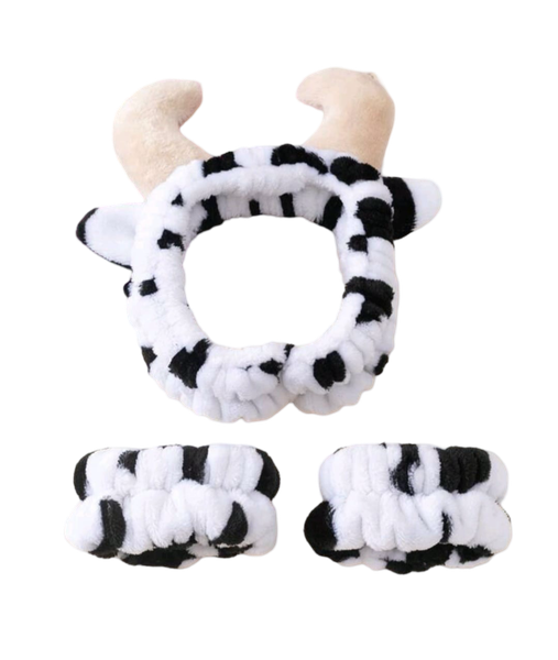 Headband &amp; Wristband Cute Cow
