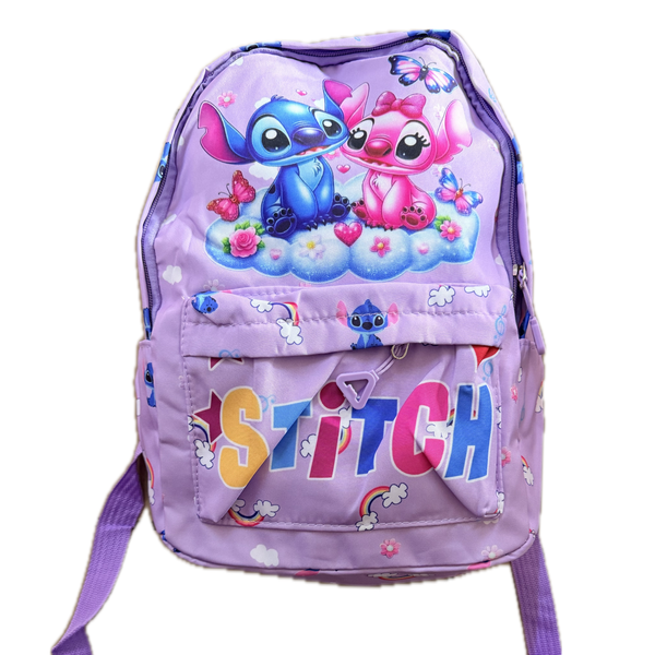 Small Cute Stitch School Bags - Durable Stitch Bags with Adjustable Straps