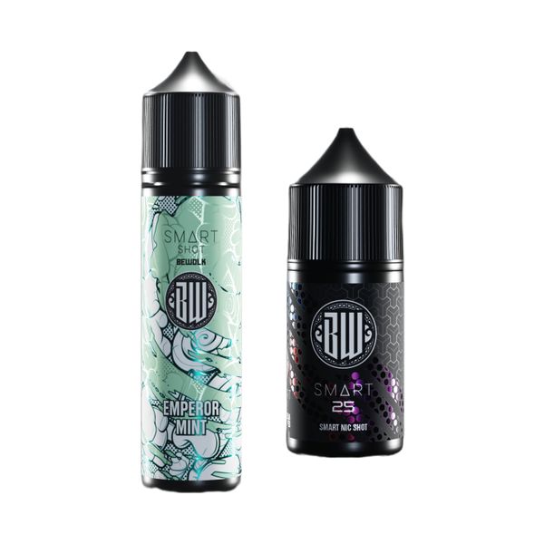 Bewolk SMART Shot 25MG - Emperor Mint (60ml Combo)