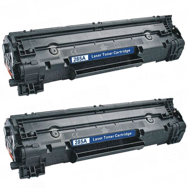 Compatible HP CE285A/85A/285A Toner - 2 Pack