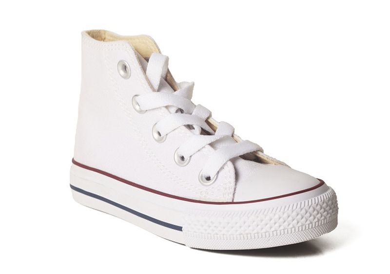 Soviet Kids Viper Hi Cut Vulcanised Canvas Sneaker - White