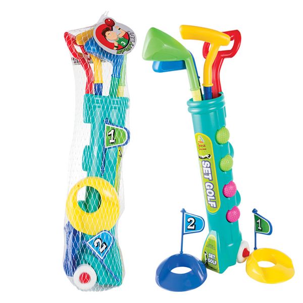 Bulk Pack x 2 Toy Golf-Set Plastic With Accessories 50cm