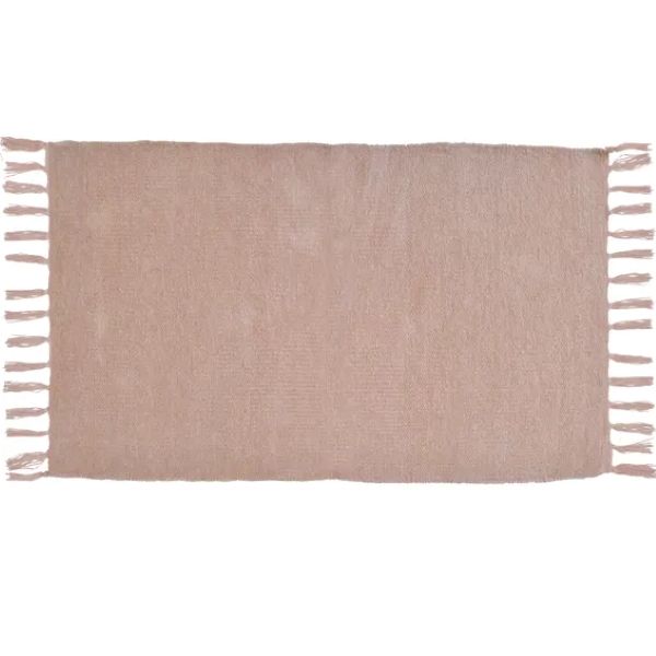 Rug cotton bistro fringes 50x80cm