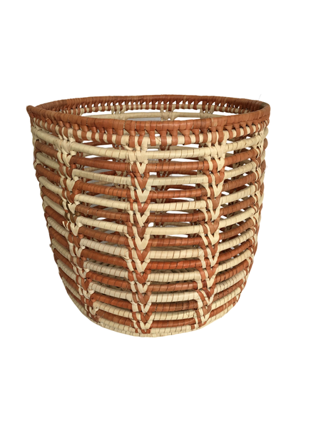 Zulu Seagrass Flower, Storage, Decor Handmade Basket