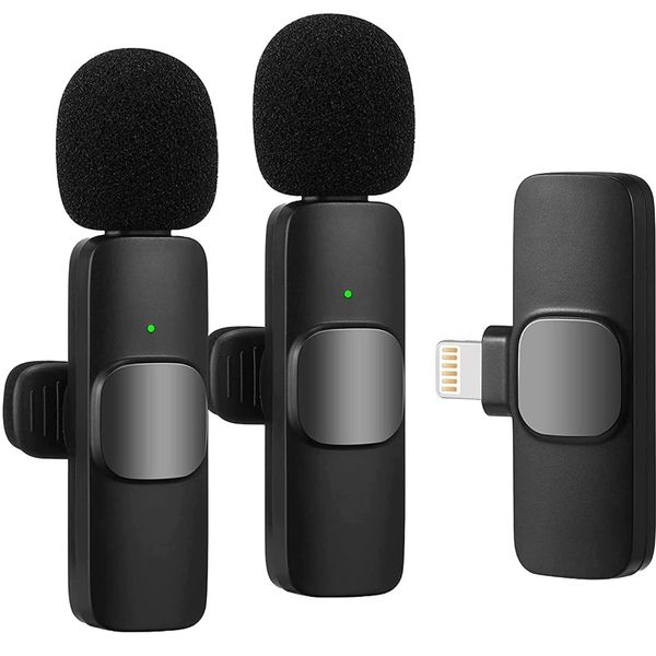 Professional Lightning Wireless Microphone For live Show, interview &amp; Vlog