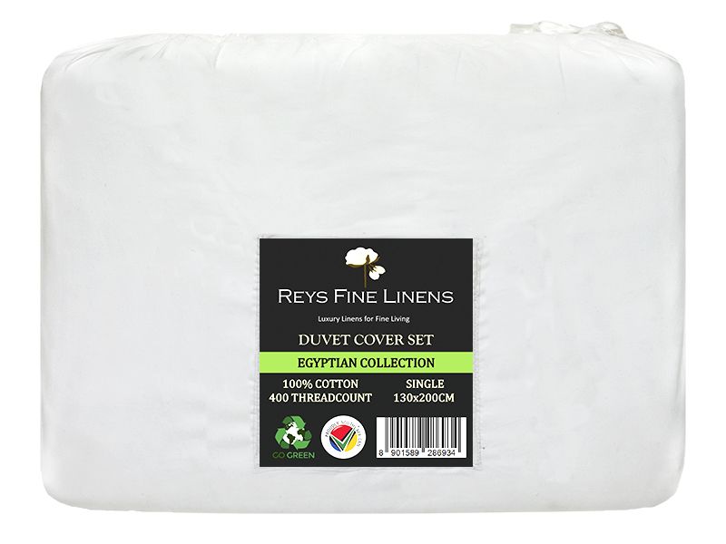 Egyptian Collection - Plain Duvet Cover Set - 6 Sets