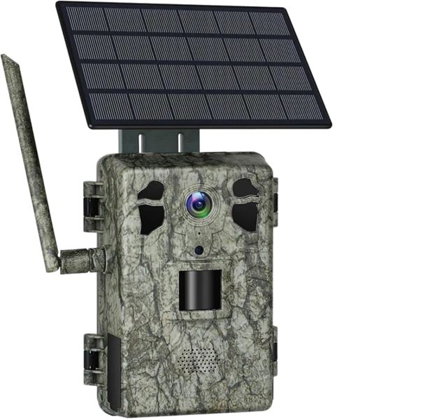 H6 4G LTE Live stream Trail Camera ; Solar Panel and no-glow night vision