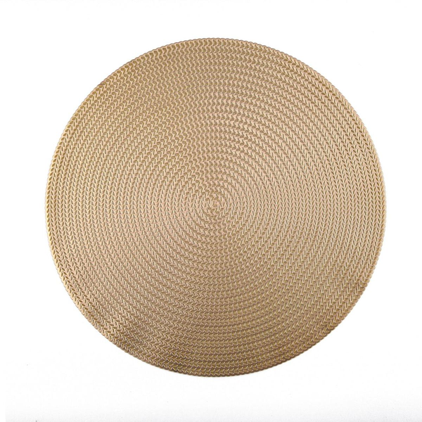 New MS Placemats 15 inch Pressed Vinyl Mates for Dining Table - Set of 12