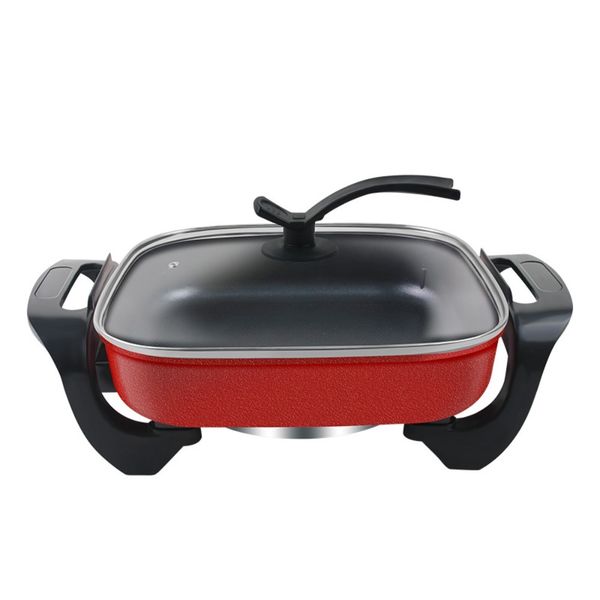 Red, Black Stainless Steel Multi-Cooker - 5L