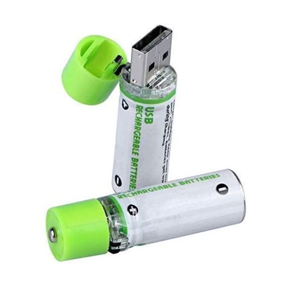USB Rechargeable AA Batteries - 2 Pack