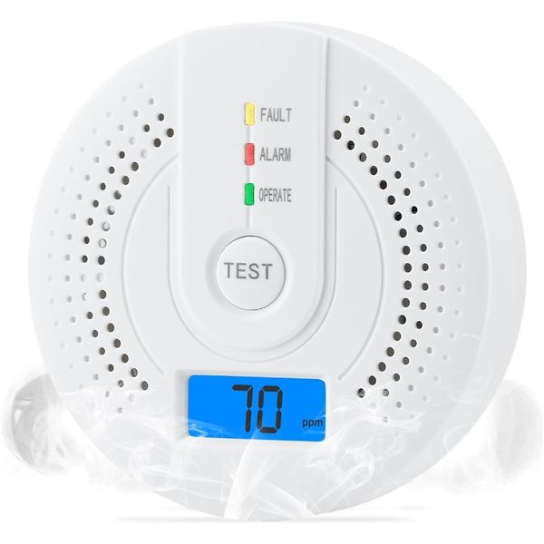 Carbon Monoxide Detectors, Detector Battery Operated with Sensitive Sensor