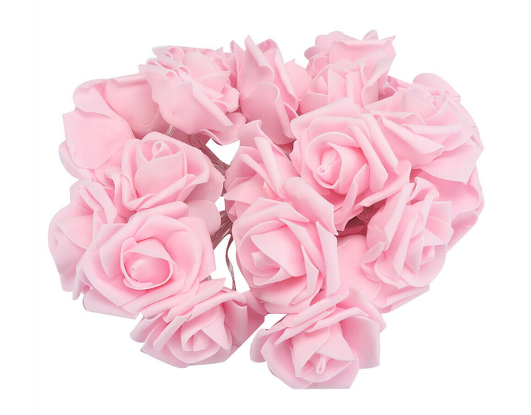 Artificial Flower Rose Fairy Lights