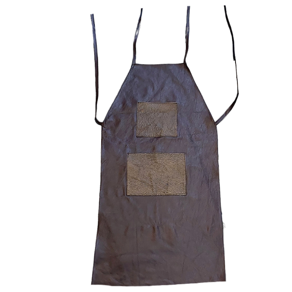 Brown Leather Full Size Apron
